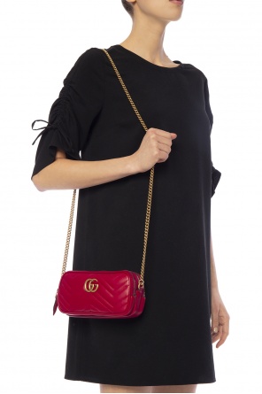 'gg marmont' quilted shoulder bag, zdjęcie 2 'gg marmont' quilted shoulder bag od Gucci
